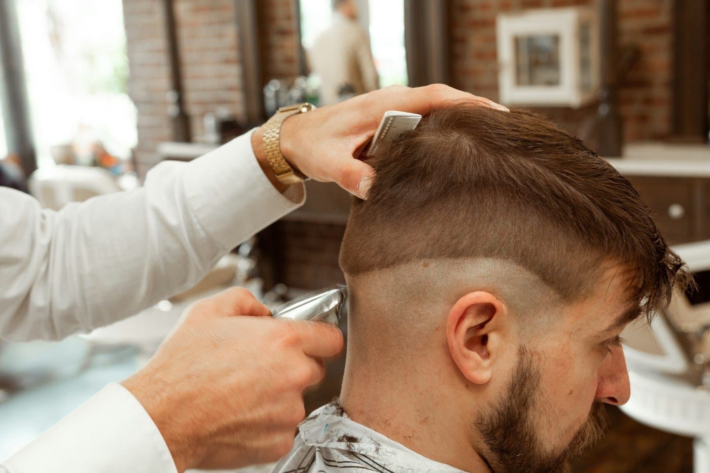 Corte degradê na máquina (foto ilustrativa)