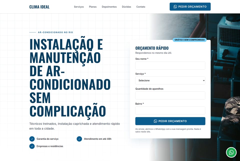 Prévia do modelo Ar-condicionado 01