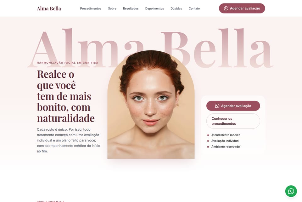 Prévia do modelo Clínica 01