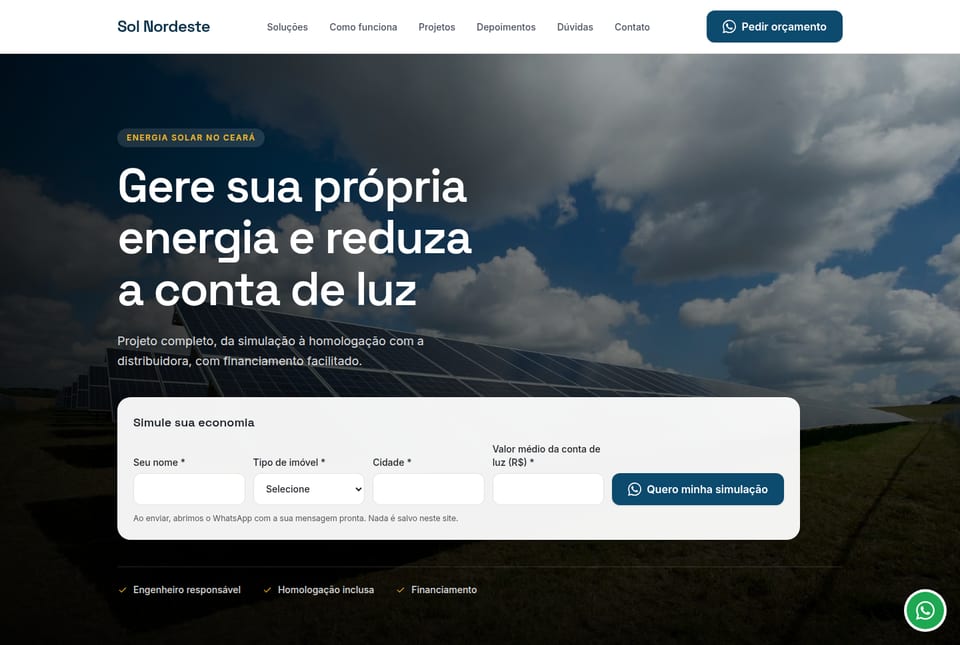 Prévia do modelo Energia Solar 01