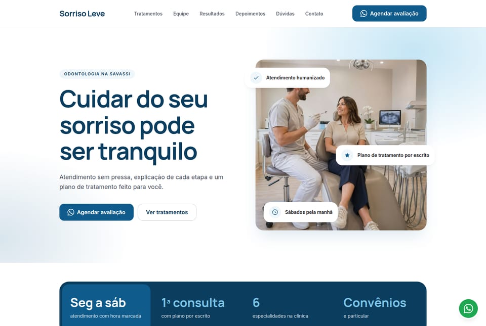Prévia do modelo Odontologia 01