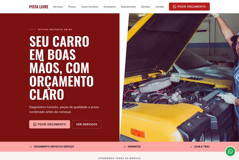 Prévia do modelo Oficina Mecânica 01