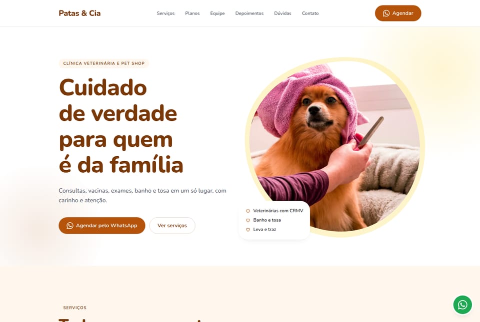 Prévia do modelo Pet e Veterinária 01