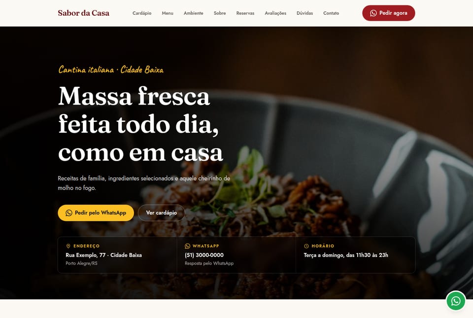 Prévia do modelo Restaurante 01